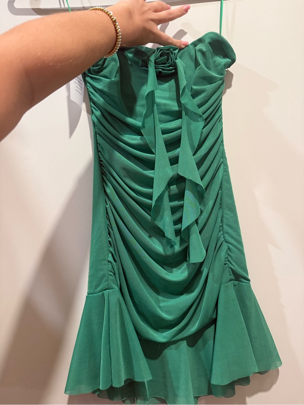 MORE TO COME Green Rosette Mini — NWT